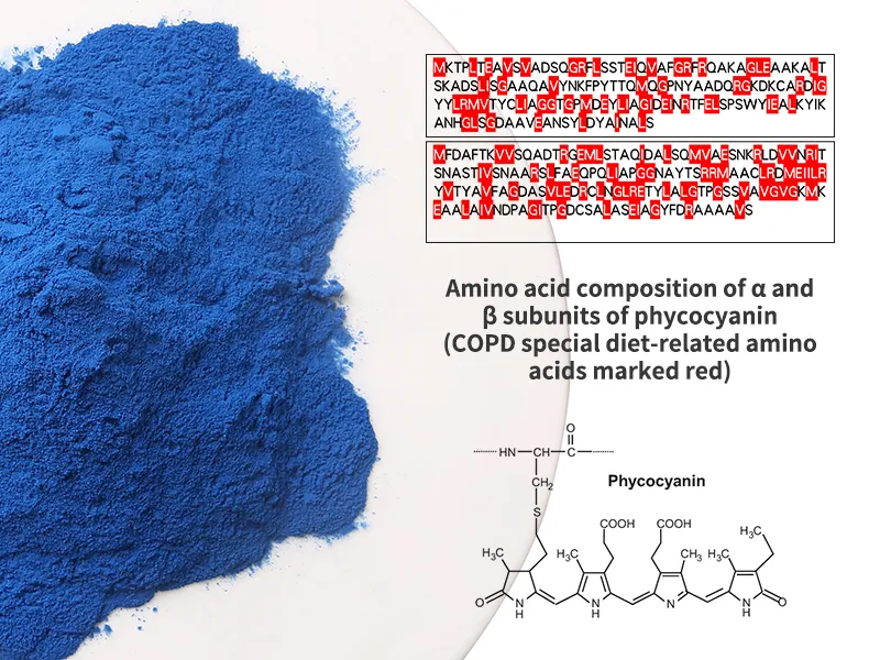 phycocyanin benefit Superior quality protein and amino acid composition
