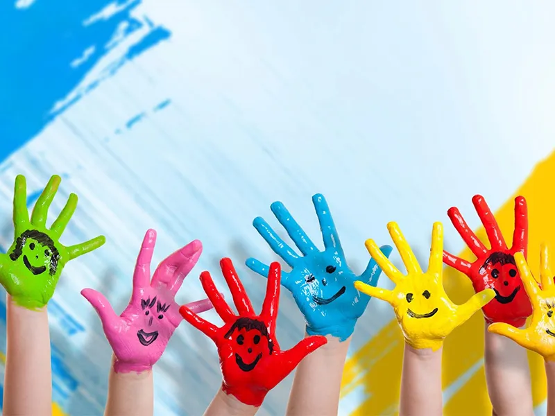 Eating the natural rainbow color for health benefits, especially for children.