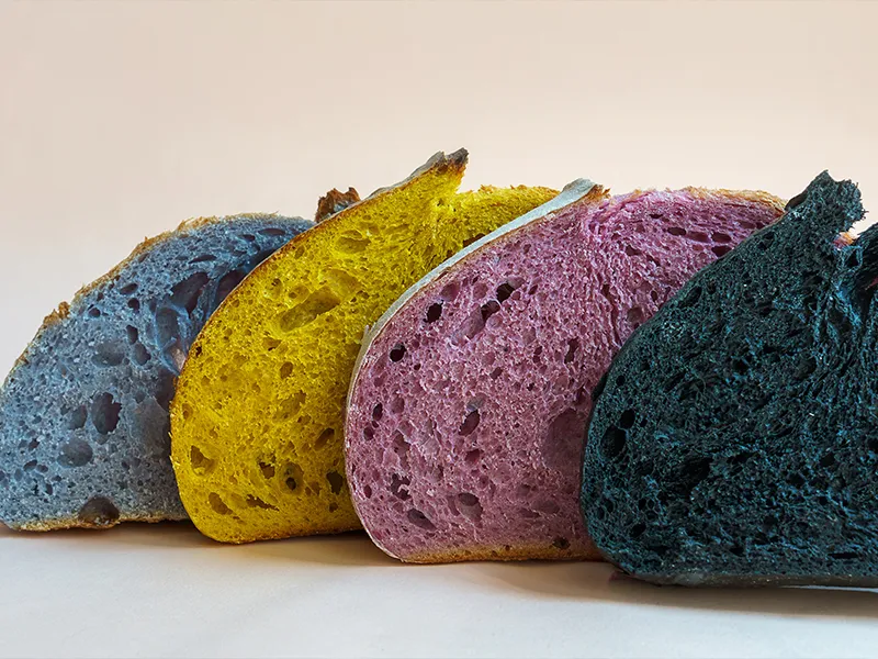 Natural pigments can shift hue or degrade based on pH,
exposure to light, moisture,oxygen and heat.