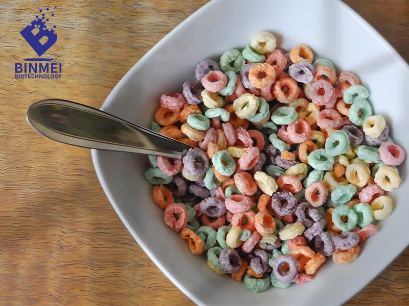 Cereal colorants must evolve from synthetic tricks to natural food colors for cereal.