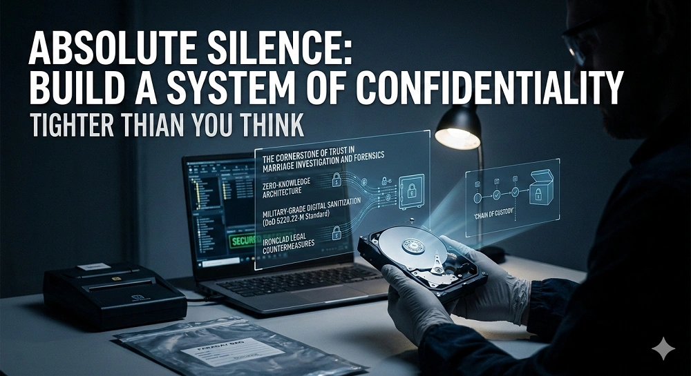 绝对的沉默：我们如何构建比你想象中更严密的保密体系｜婚姻调查取证的信任基石