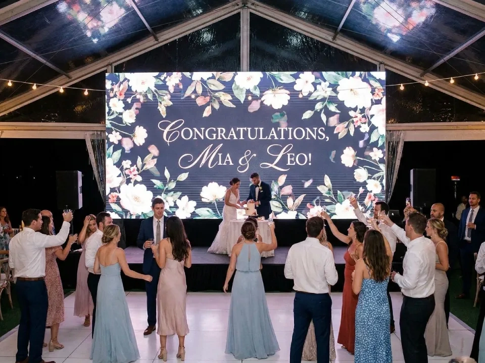 wedding led