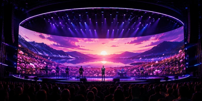 Curved Stage Backdrops