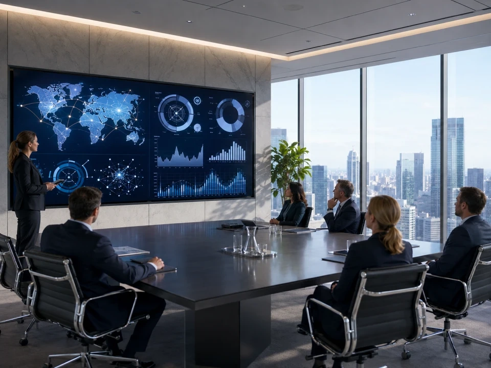 Executive Boardrooms led display