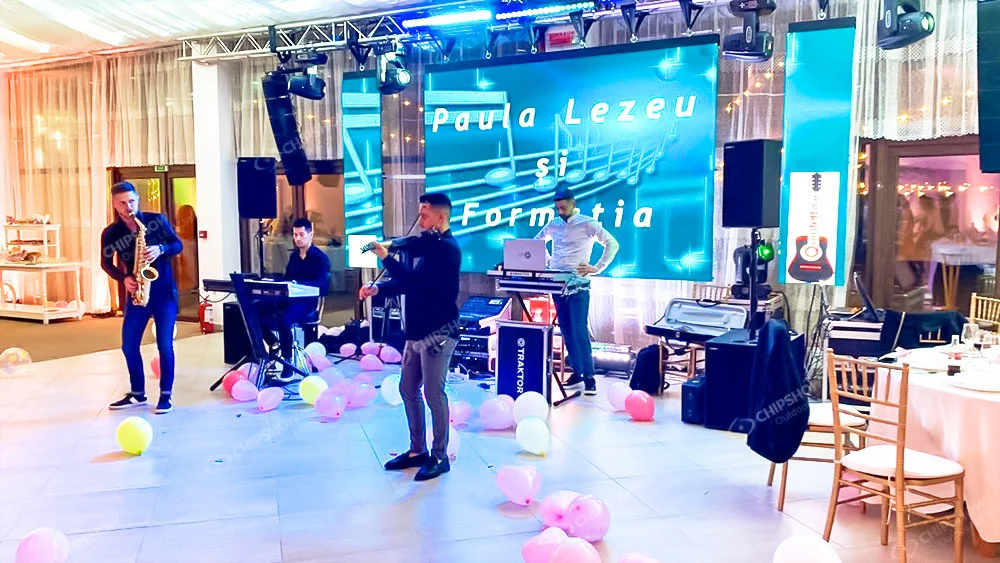 P3.91 Outdoor Rental Stage Screen Full Color LED Screen Romanian Private Party Project2