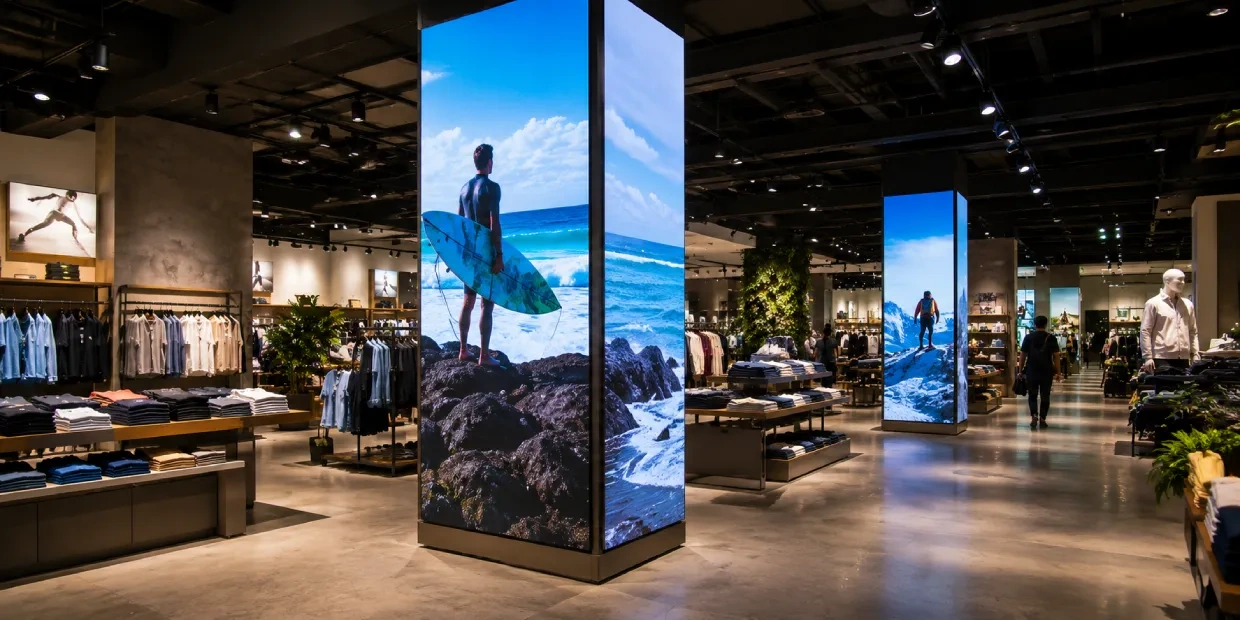 In-Store Columns & Feature Walls