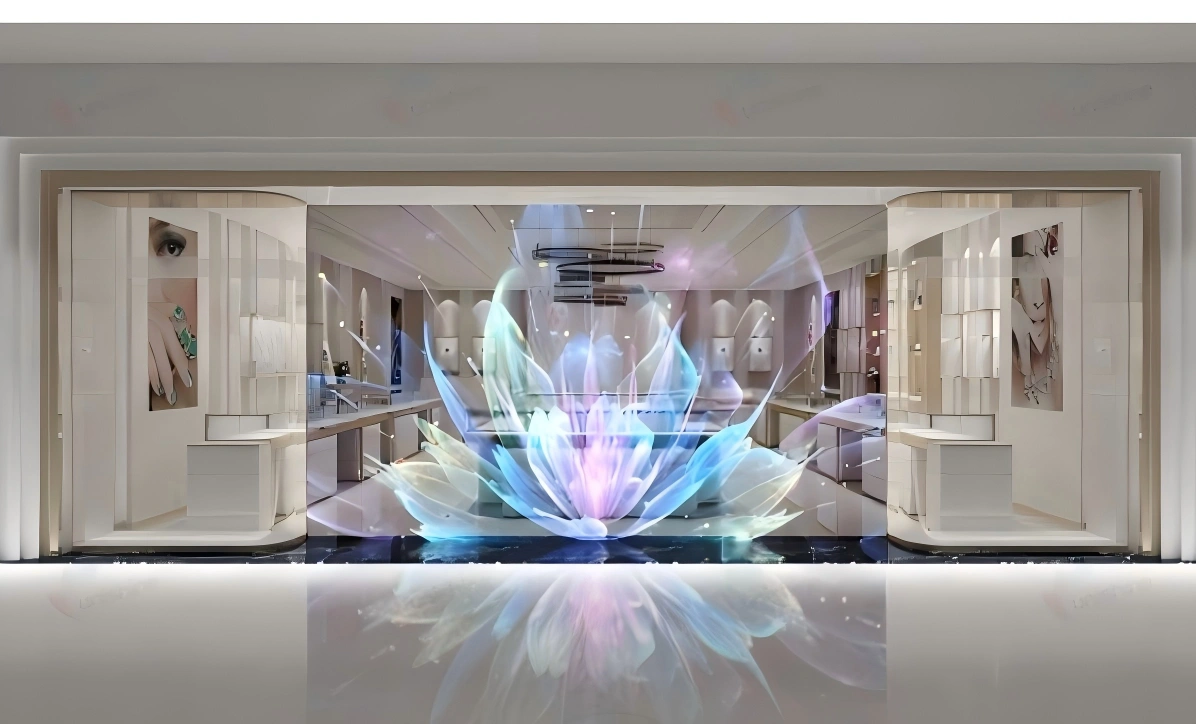 transparent led screen price