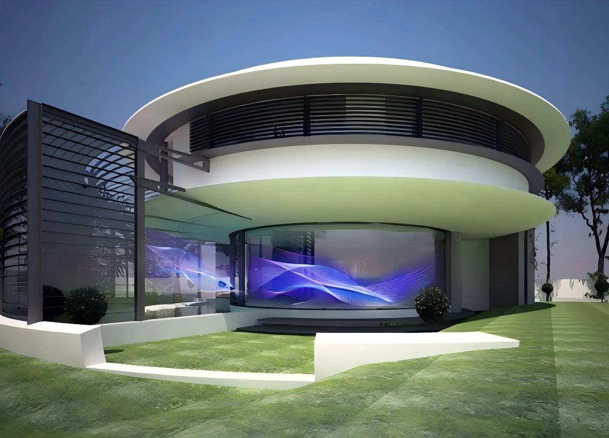 C-Mesh G Transparent Media Wall