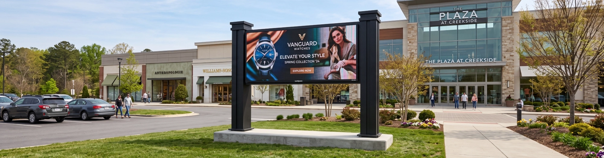 Digital Monument LED Sign