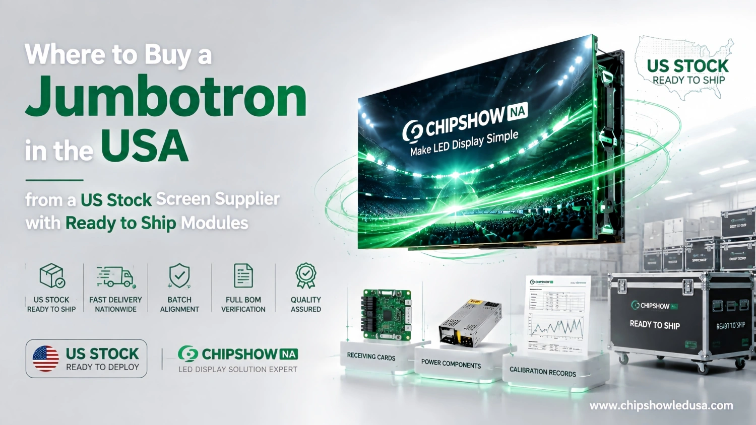 US stock jumbotron screen supplier