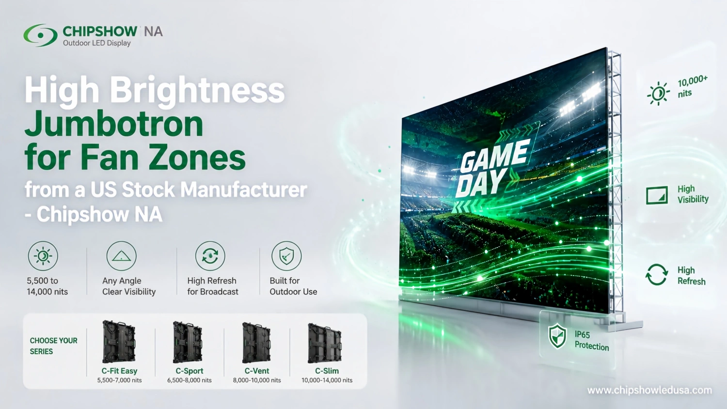 High Brightness Jumbotron US Stock manufacturer