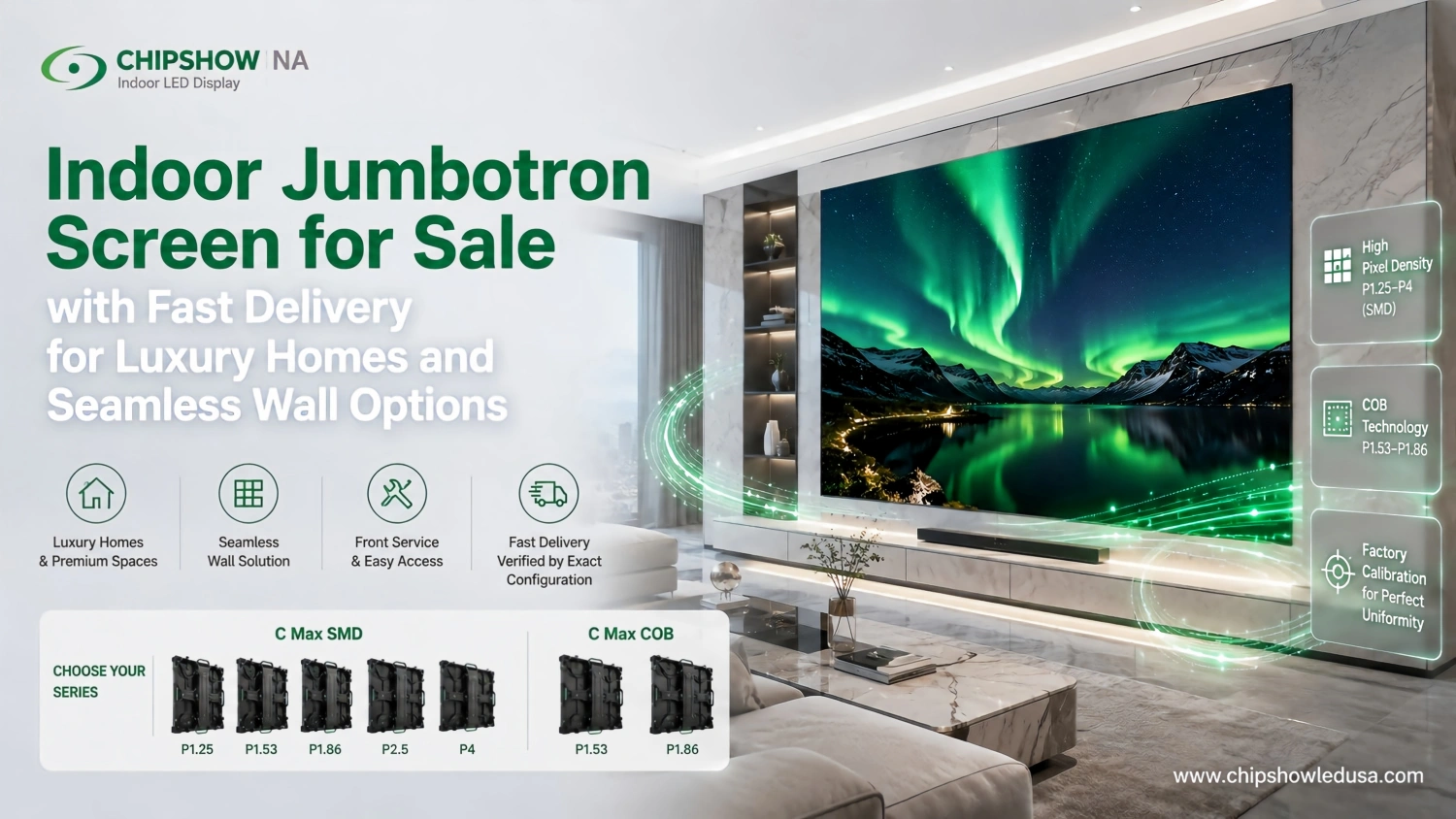 Fast Delivery Jumbotron for luxury homes
