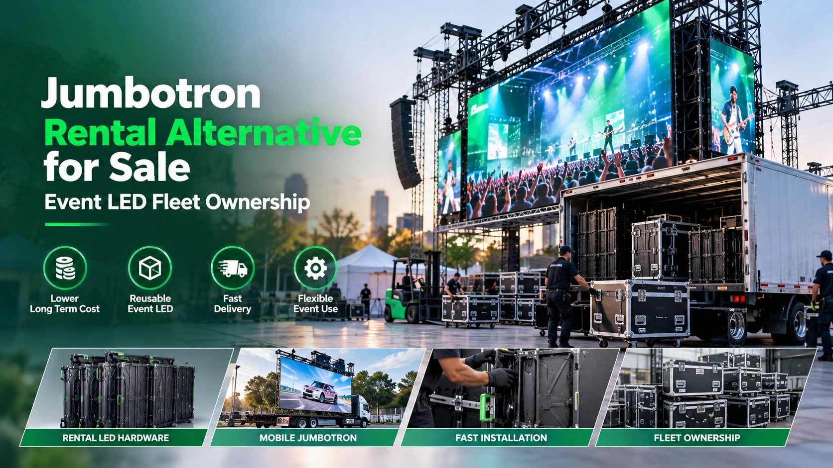 Jumbotron rental alternative for sale