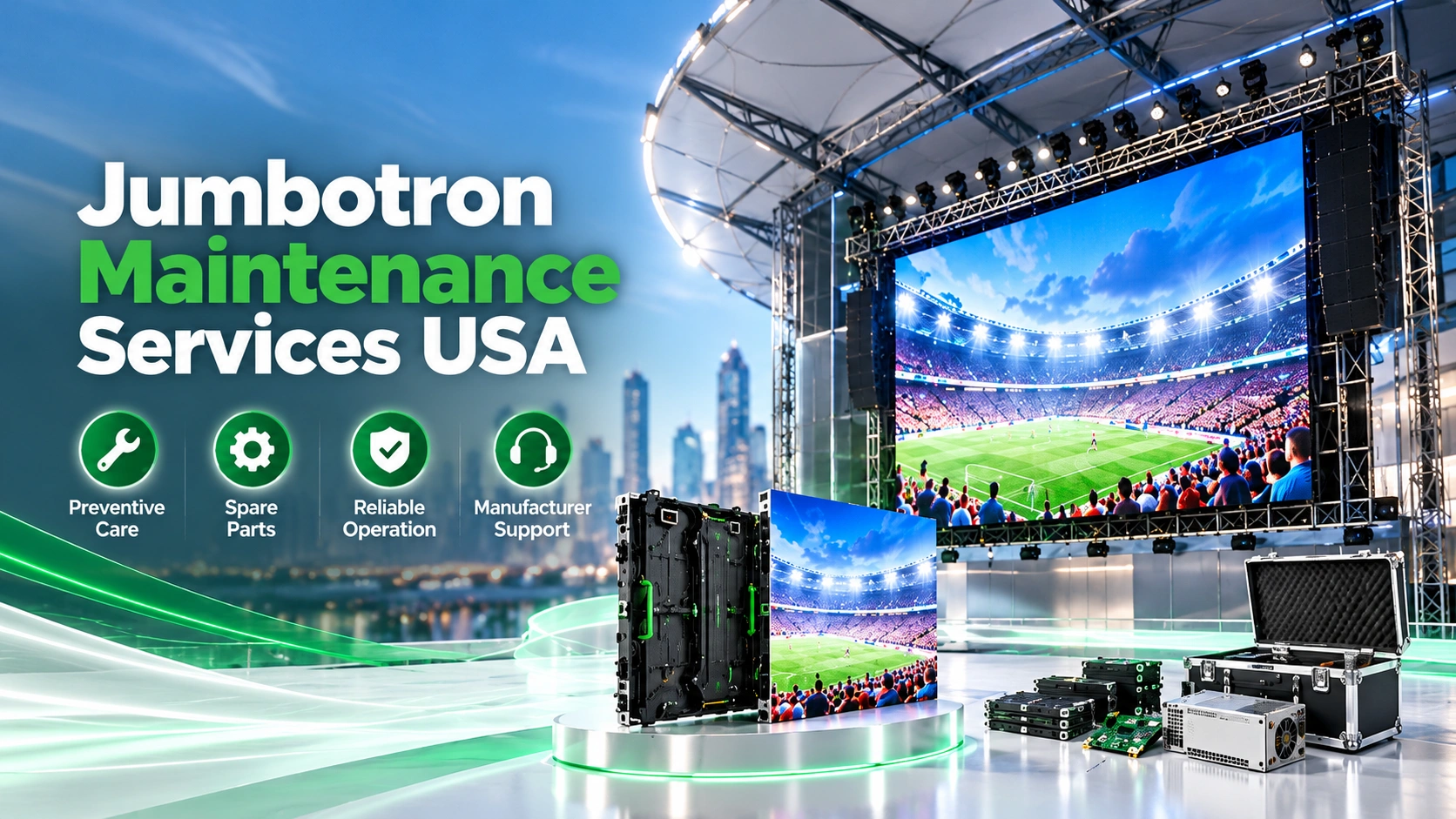 Jumbotron maintenance services USA