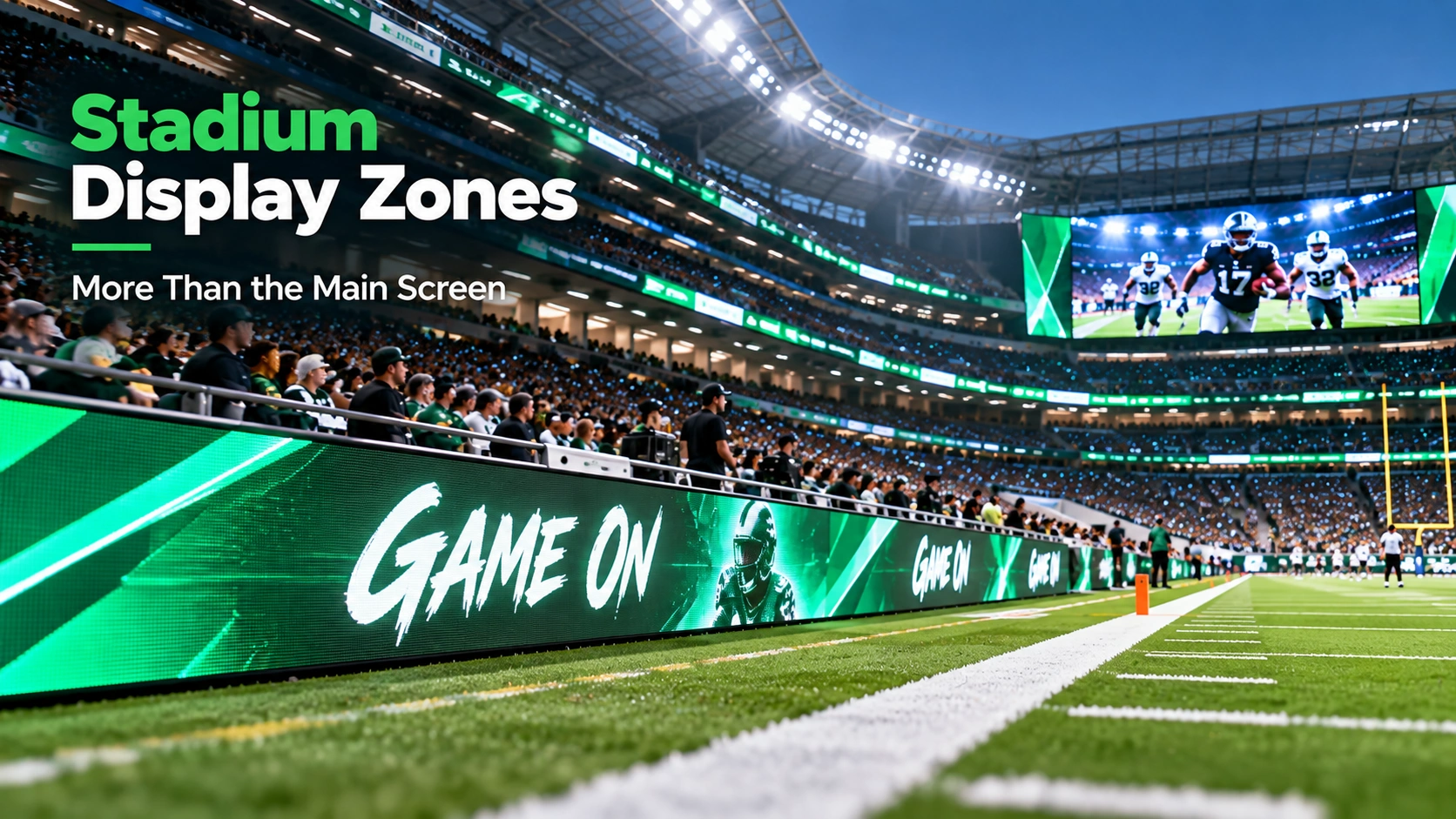 Stadium Display Zones in Action