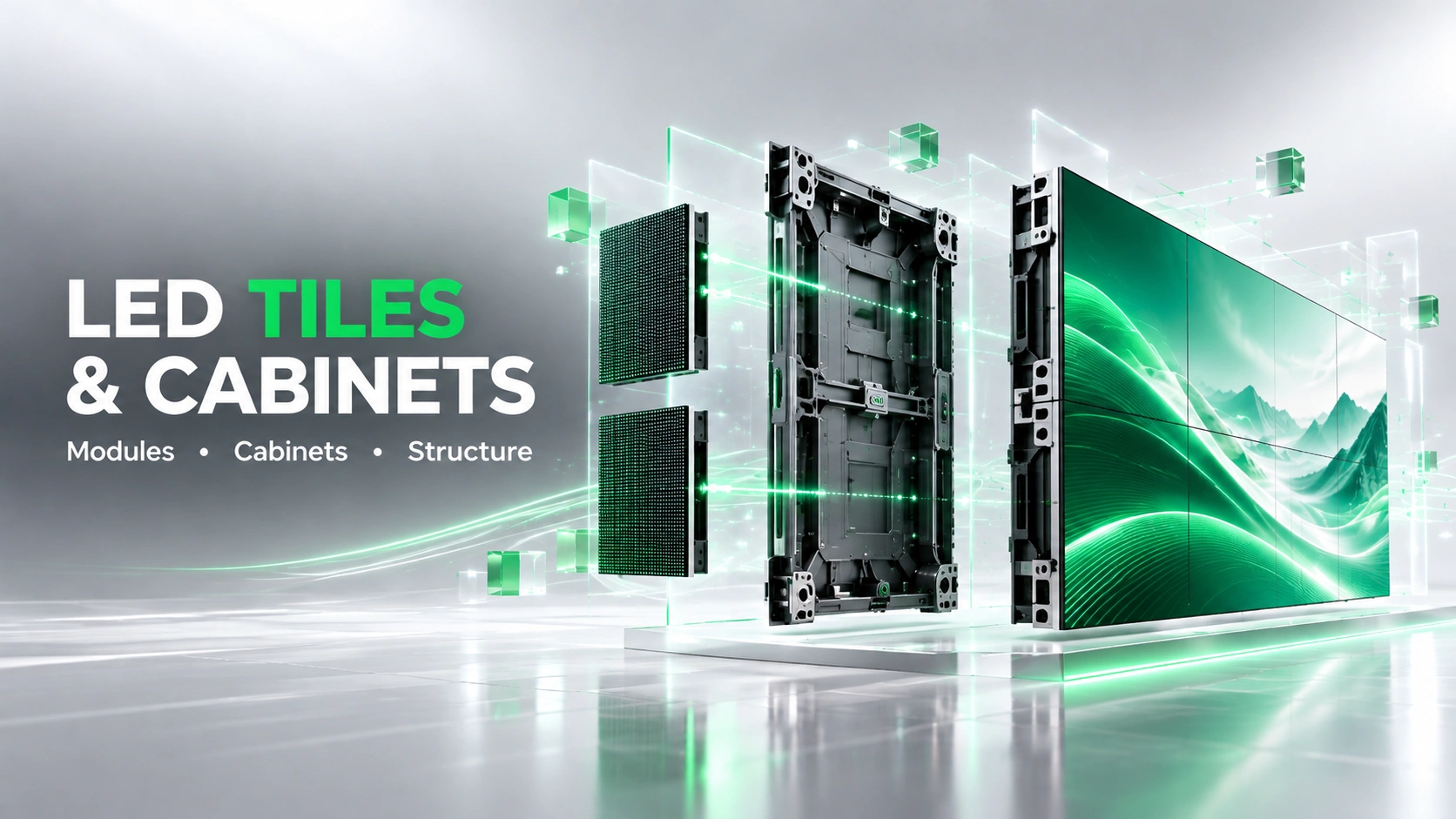 led tiles video wall