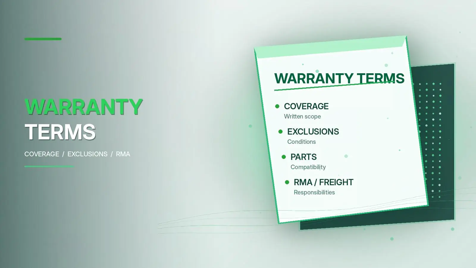 warranty terms