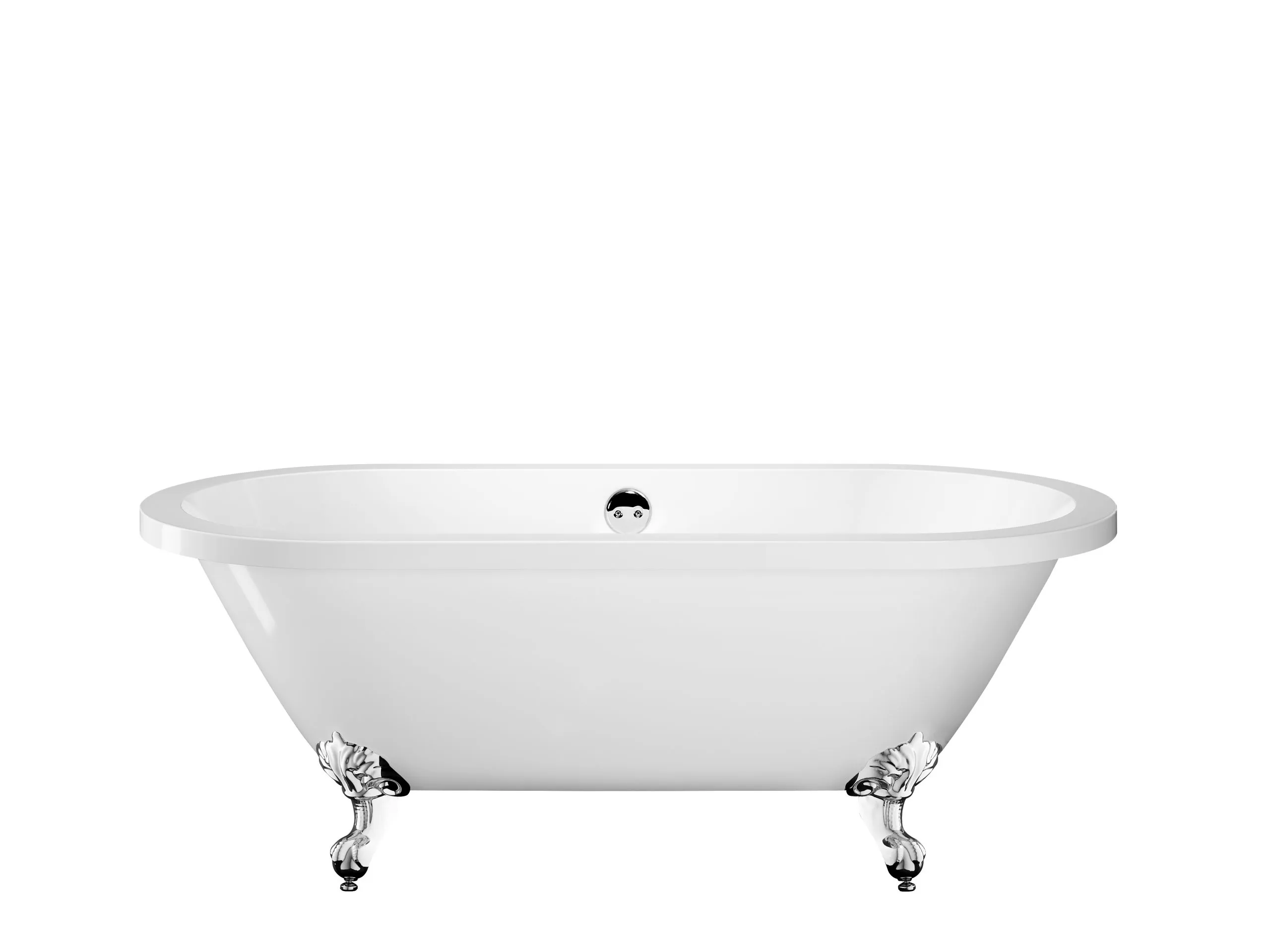 Are there any floor constraints for the installation of the clawfoot tub?