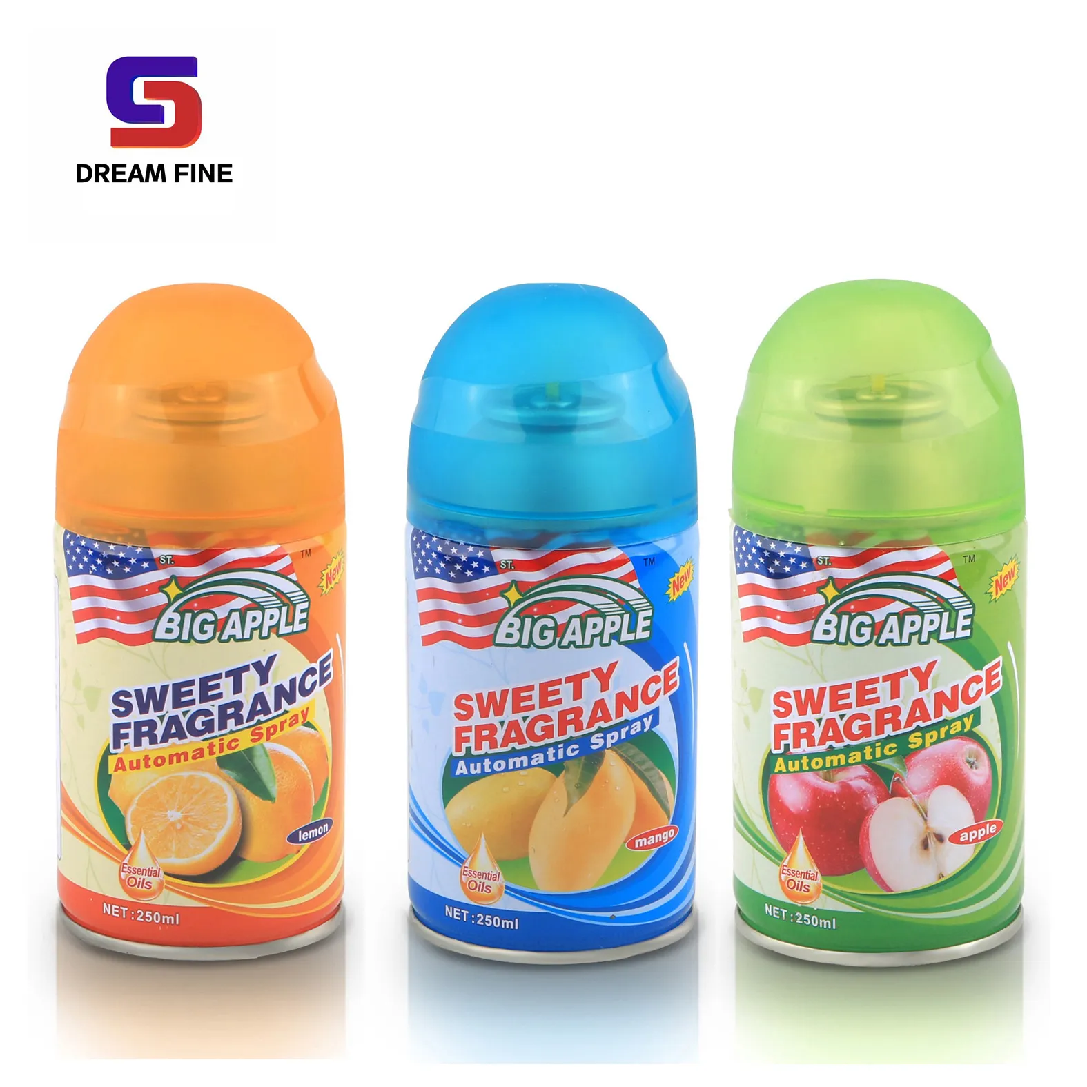 Big Apple – Toilet Hotel Automatic Air Refresh Air Freshener Aerosol Spray For Dispenser Used