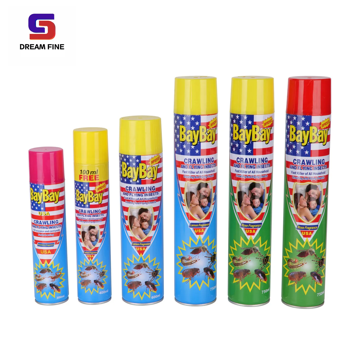 BayBay – Experienced Factory Support Hot Sale Fly Killer Cockroach Mosquito Repellent Spray