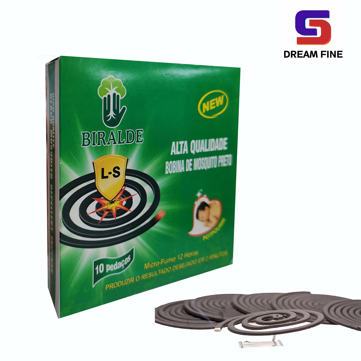 Biralde – Traditional Effective Mosquito Repellent Long Lasting Mosquito Killing Black Mosquito coil