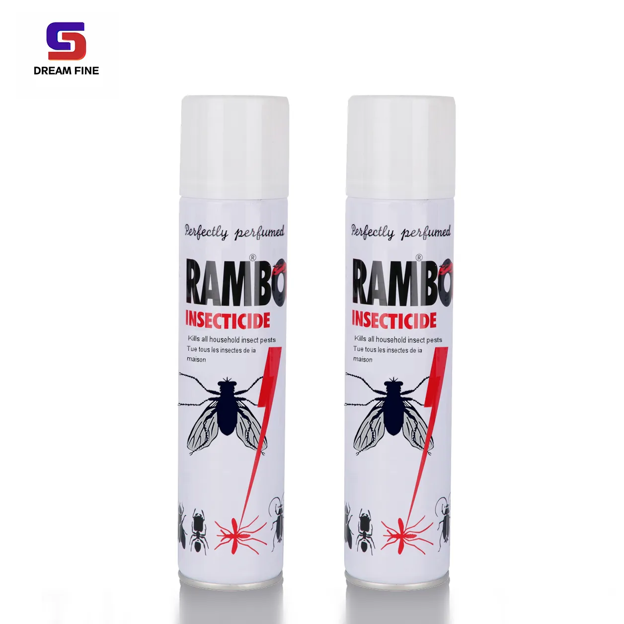 NEW RAMBO- Alcohol-based Fast Flying Insects Killing Spray Chemicals Pest Control Mosquito Repellent Insecticide Spray