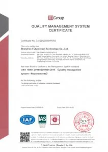 ISO-9001 certification