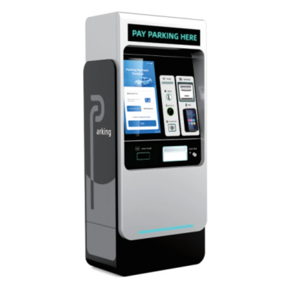 parking lot self-service payment terminal