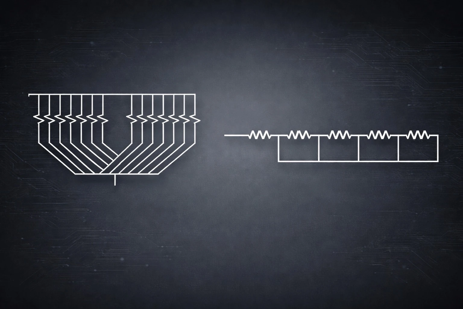 Conexión de Resistencias Eléctricas en Serio o en Paralelo