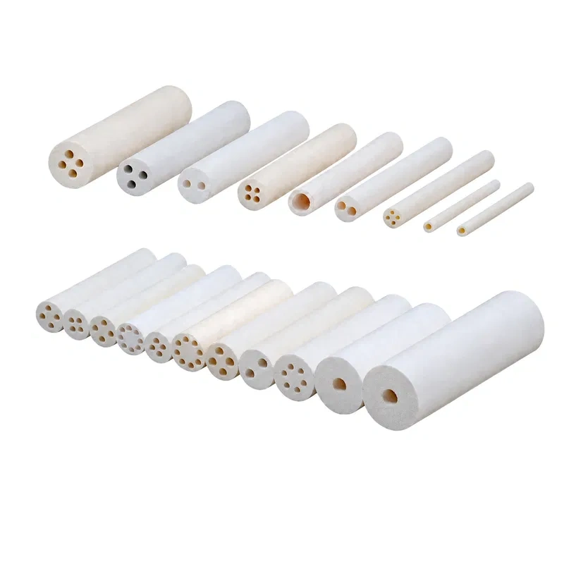 Tubo aislador cerámico de óxido de magnesio para cable de aislamiento mineral