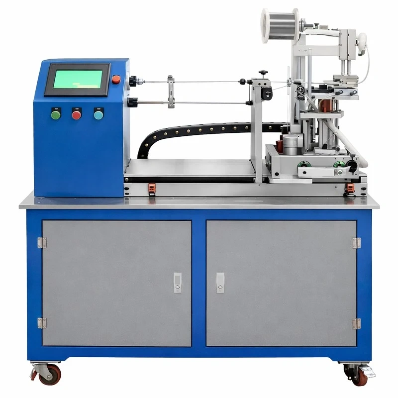 Máquina de Enrolamento de Bobinas com Extremidade Reta