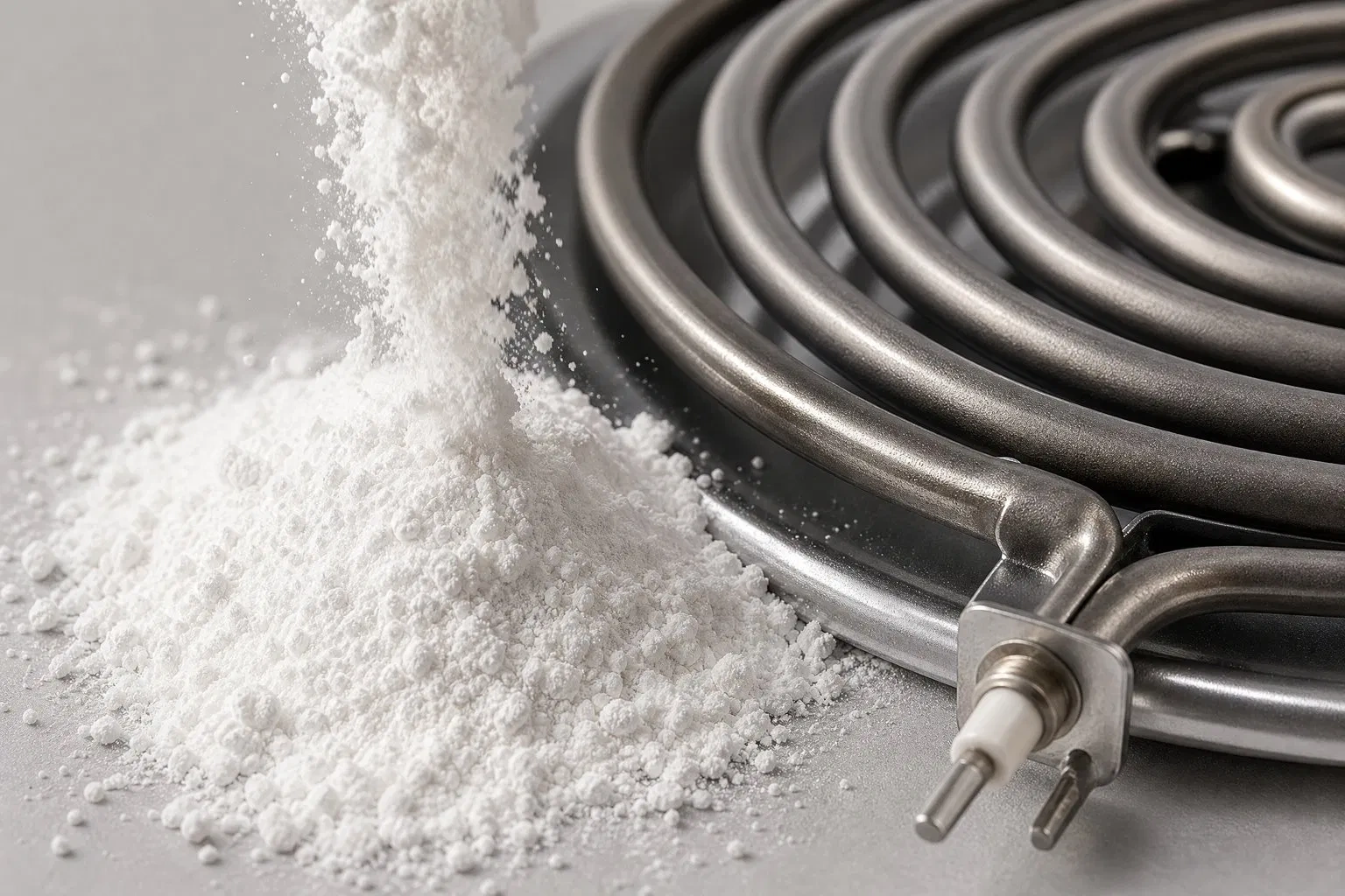 Pó de Óxido de Magnésio (MgO) para Resistências Elétricas