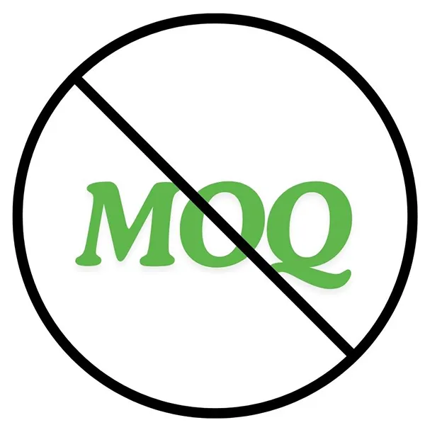 NO MOQ