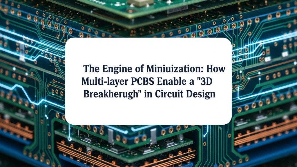 The Engine of Miniaturization How Multi-layer PCBs Enable a 3D Breakthrough in Circuit Design