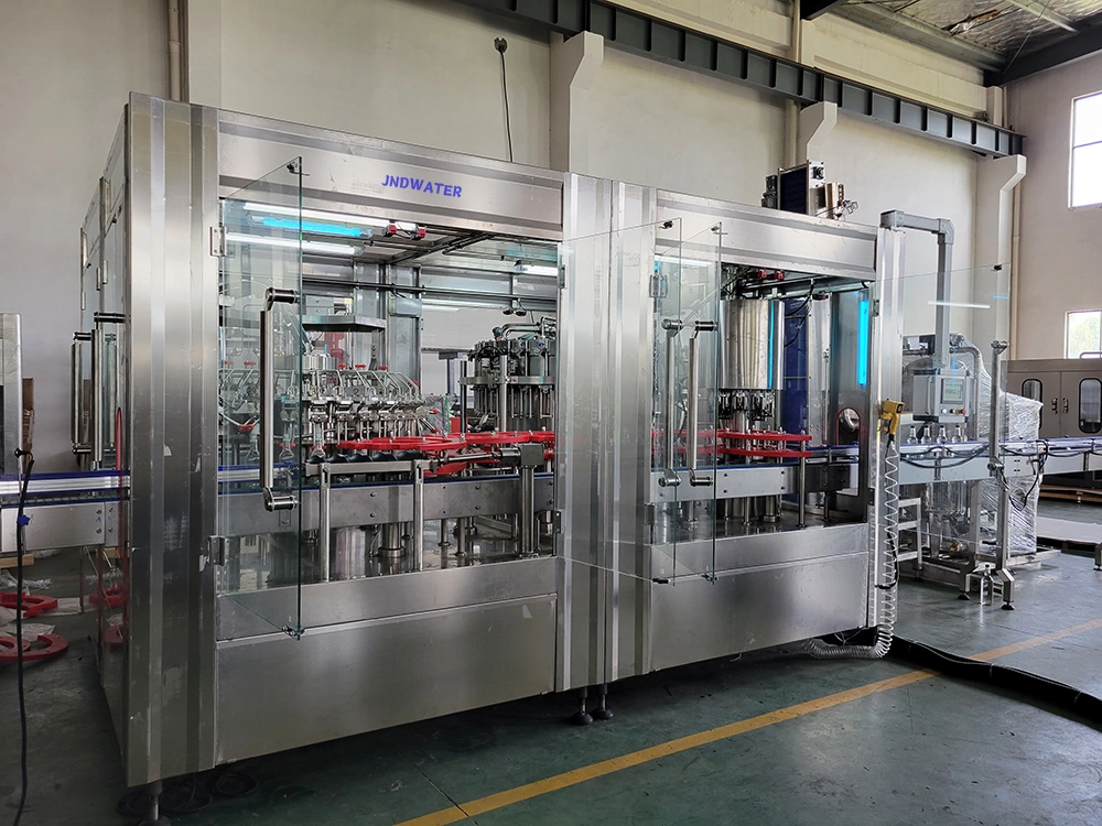 glass bottle filling machine