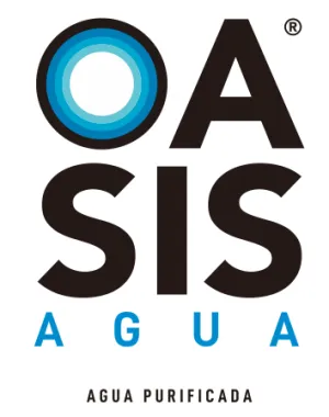 Bottle brand label designed for customer OASIS Agua