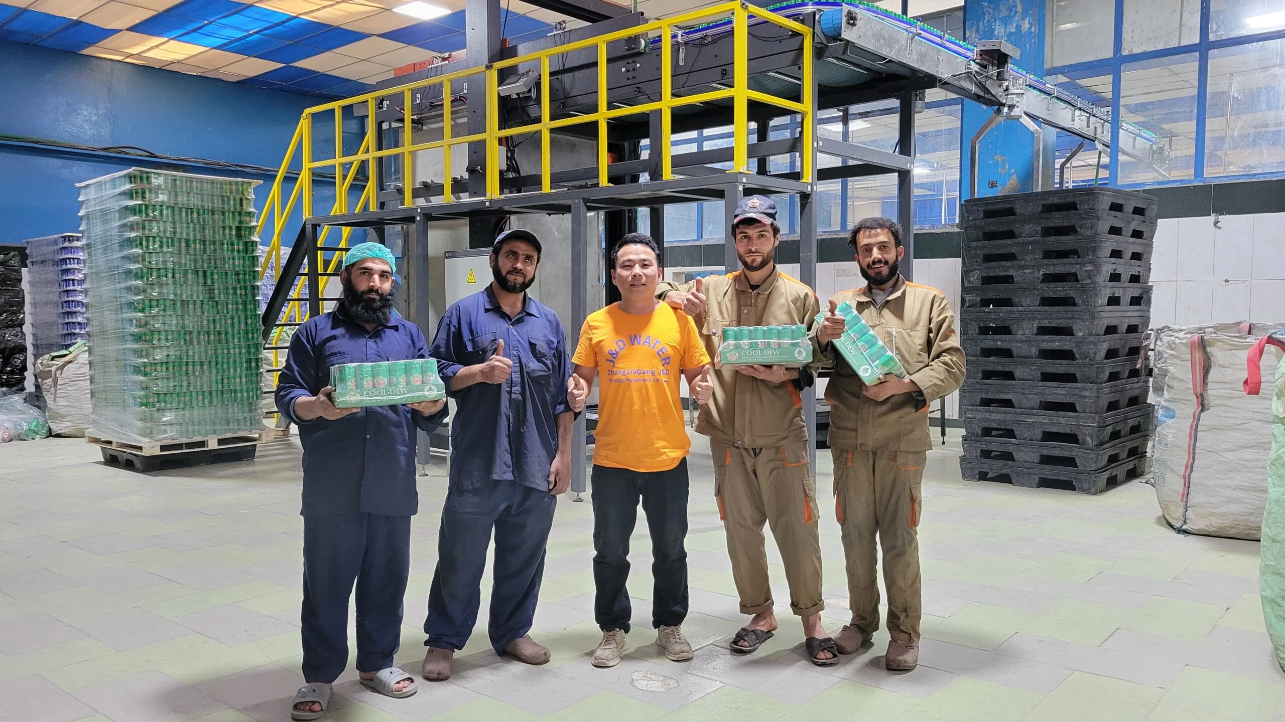 Afghanistan can beverage filling machine production line