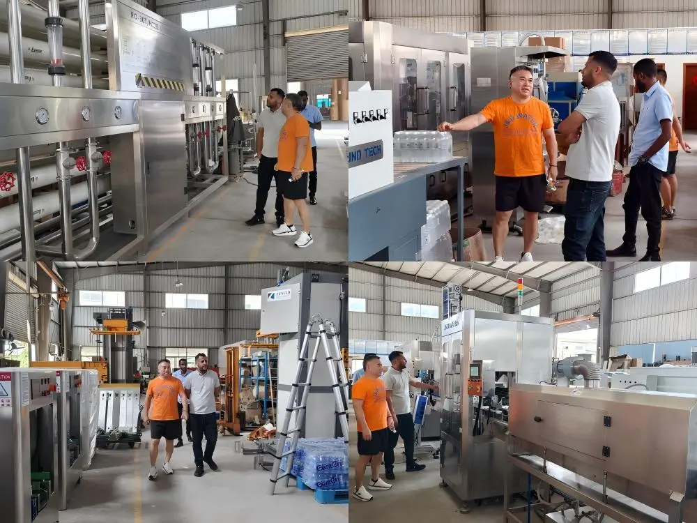 Shenzhen J&D Drinking Water Equipment Factory welcomes international customers to visit