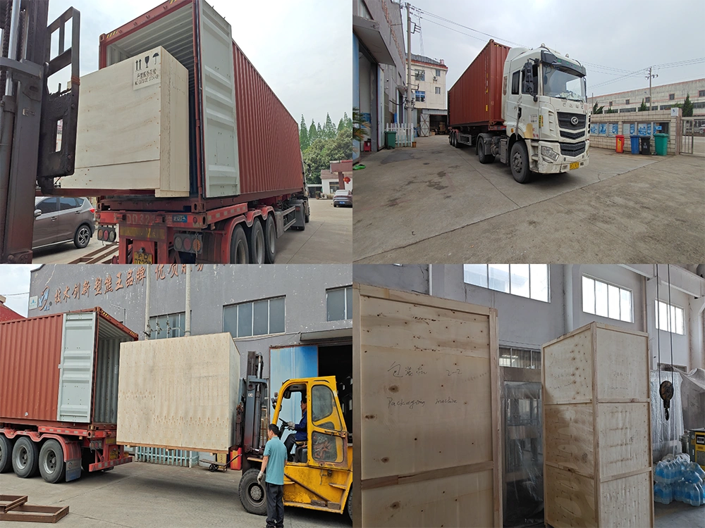 Shenzhen J&D Drinking Water Equipment Co., Ltd. 4L bottled water filling line completed production and shipped smoothly to Canada