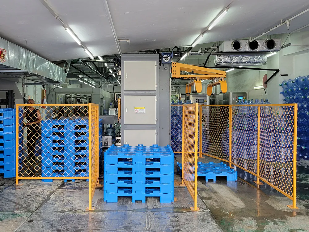 5 gallon rotary palletizer machine