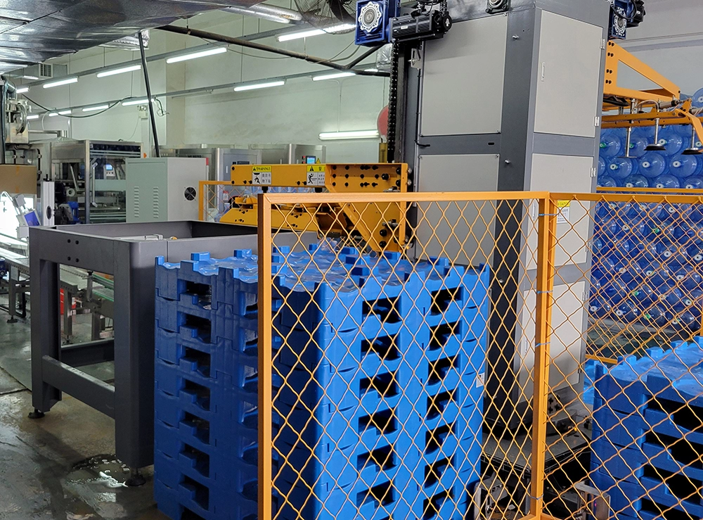 5 gallon rotary palletizer machine-2