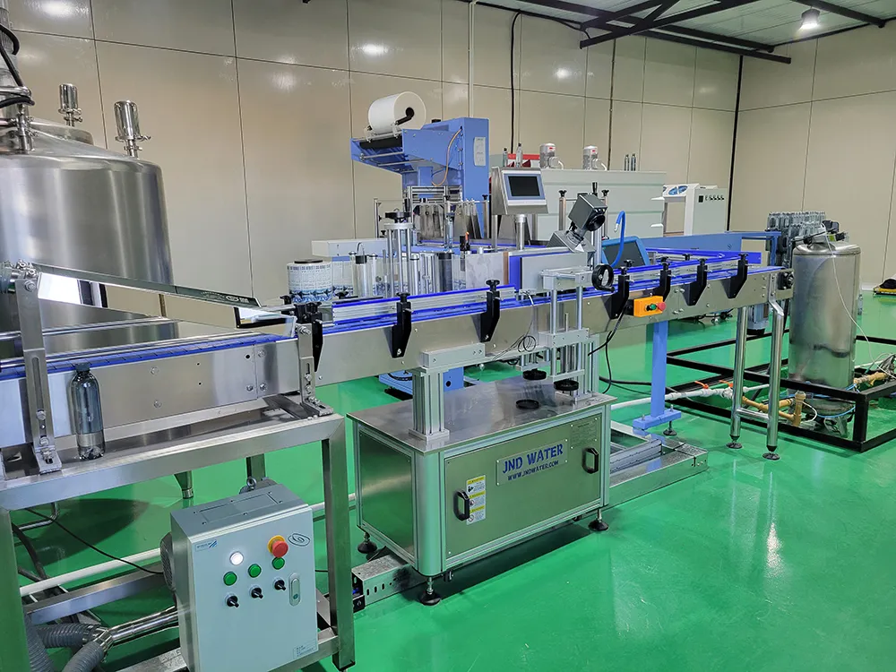 bottle sticker label machine