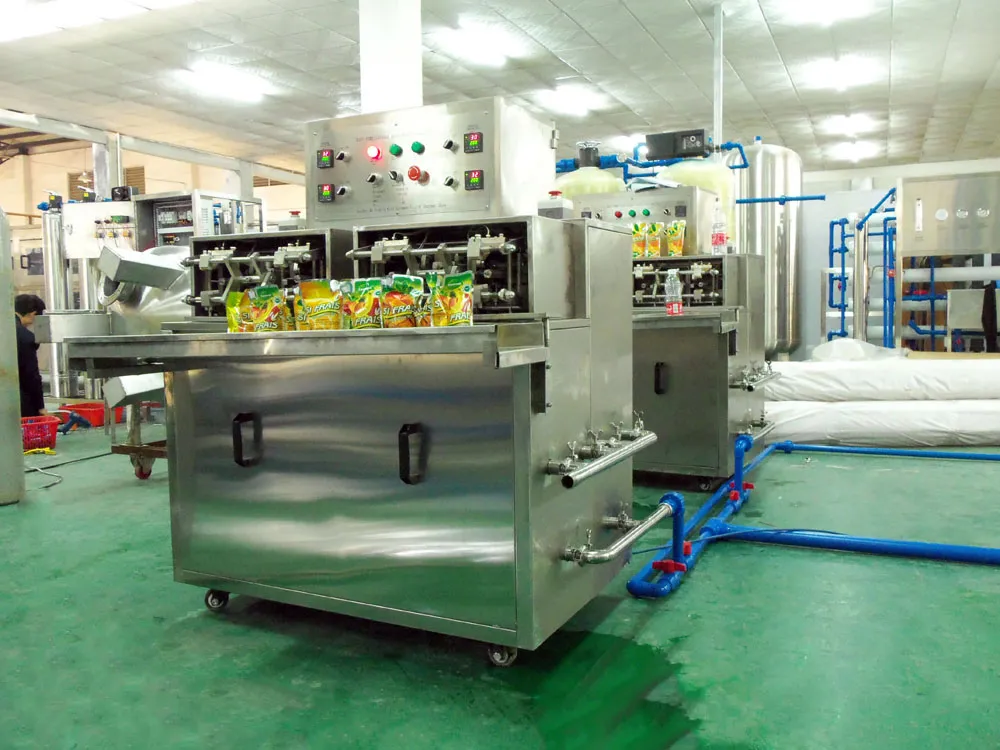 water pouch filling machine