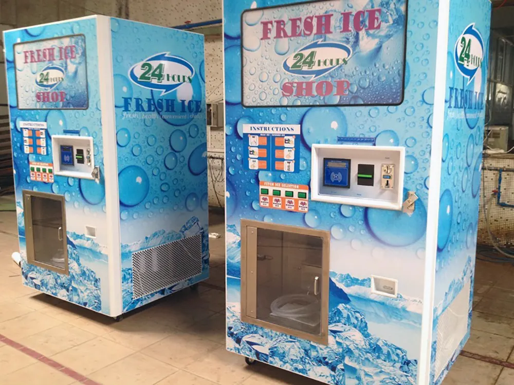 Auto ice vending machine from J&D WATER