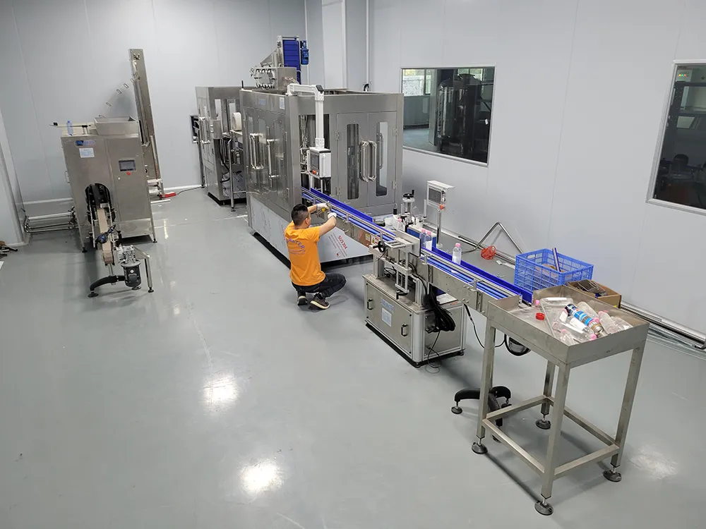 filling machine water