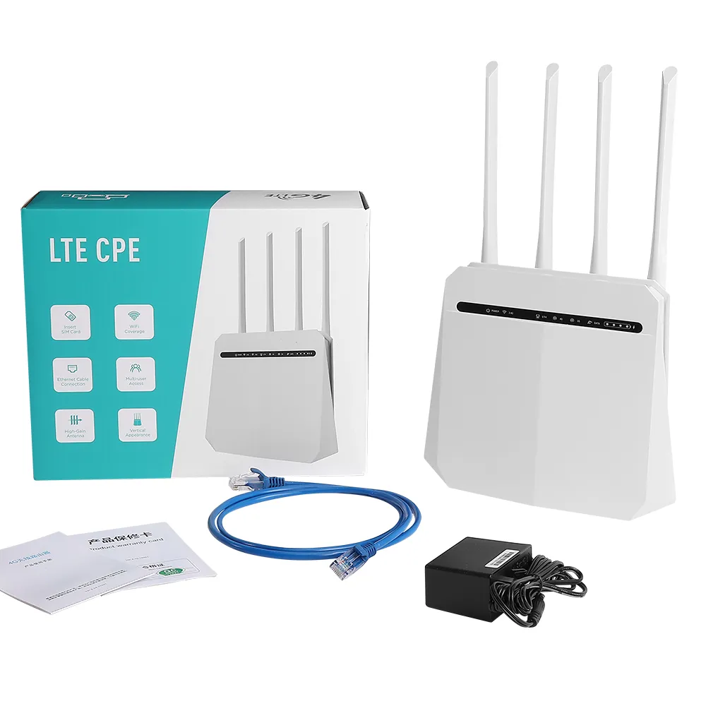 4g wifi router with sim card slot