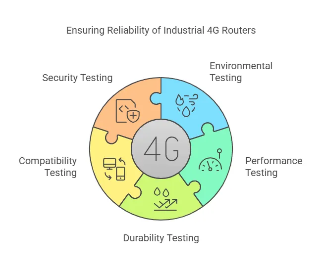 What Does Product Testing and Quality Assurance for Industrial 4G Routers Involve