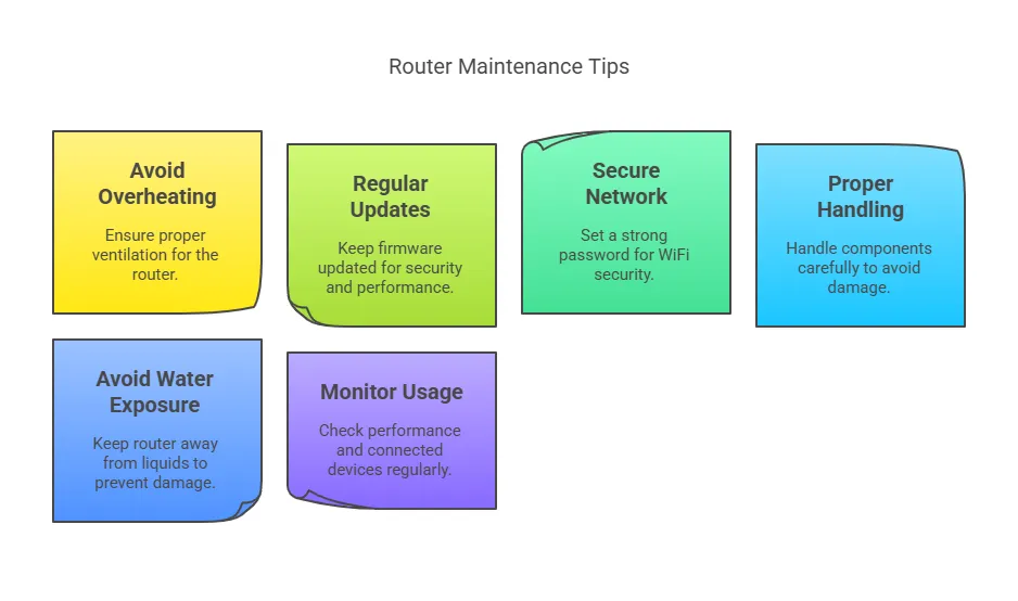 What Are the Usage Precautions for a WiFi Router with 5G SIM Card Slot