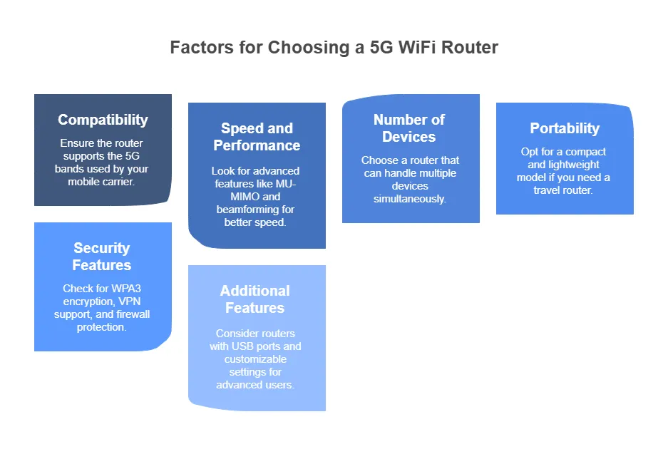 Choosing the Right 5G WiFi Router for Your Needs