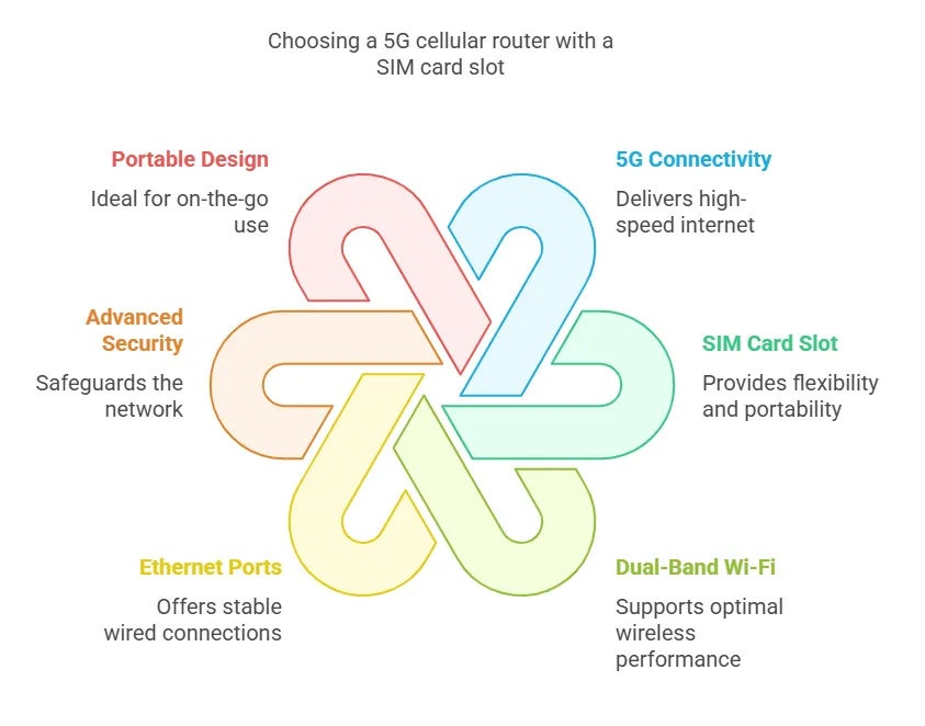 choosing a 5G cellular router with a SIM card slot